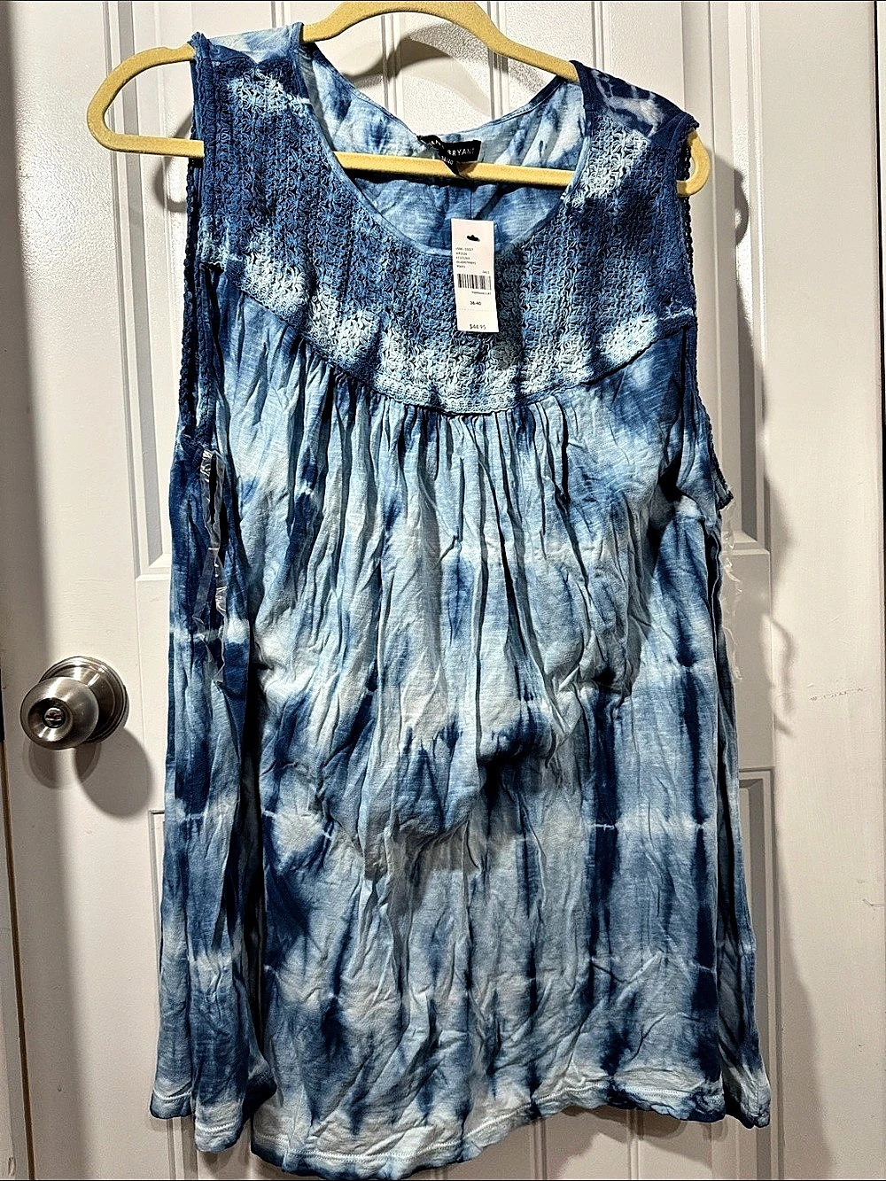 Lane Bryant Tie-Dye Tunic in Blue Size 38/40 NWT
